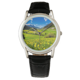 Montre Fleurs Canton des Grisons de Dandelion, Suisse