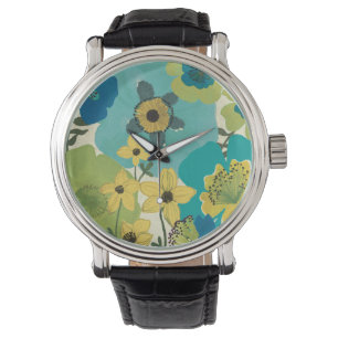 Montre Fleurs de Jardin Décoratives