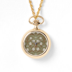 Montre Fleurs de jardin printanier sur sauge
