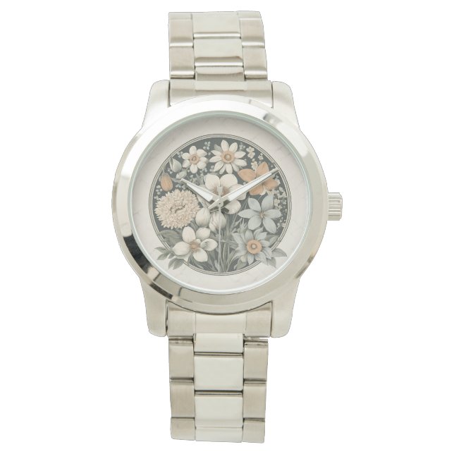 Montre Fleurs de printemps (devant)