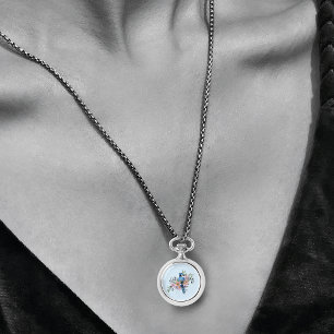 Montre Fleurs de printemps bleu Jay