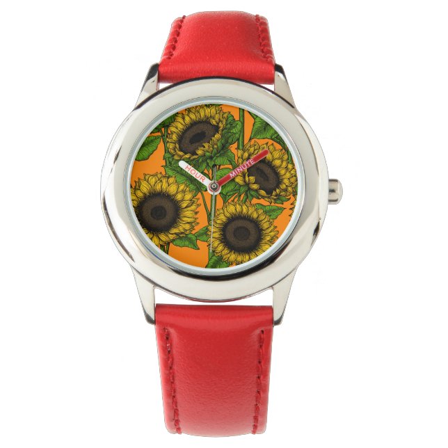 Montre Fleurs de soleil (devant)