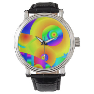 Montre Fleurs de soleil Abstraites