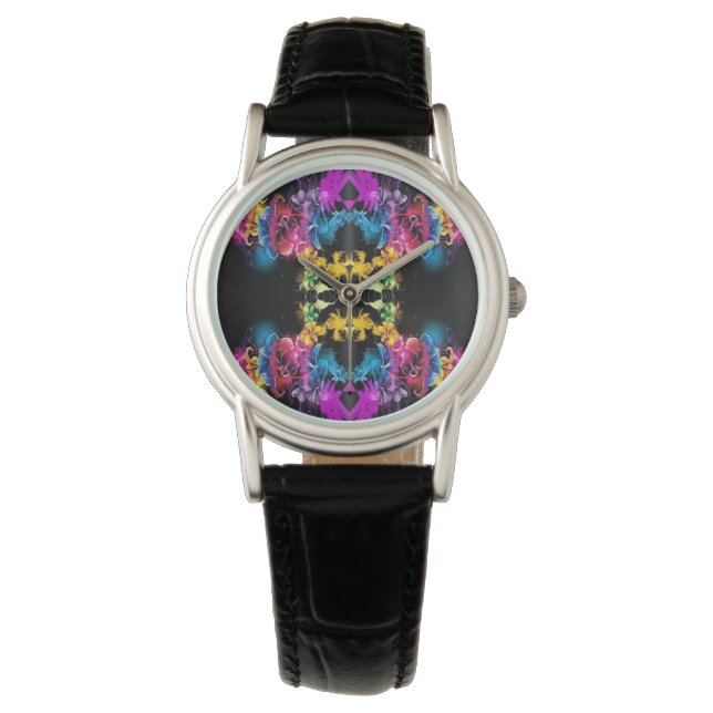 Montre Fleurs de styles classiques (devant)