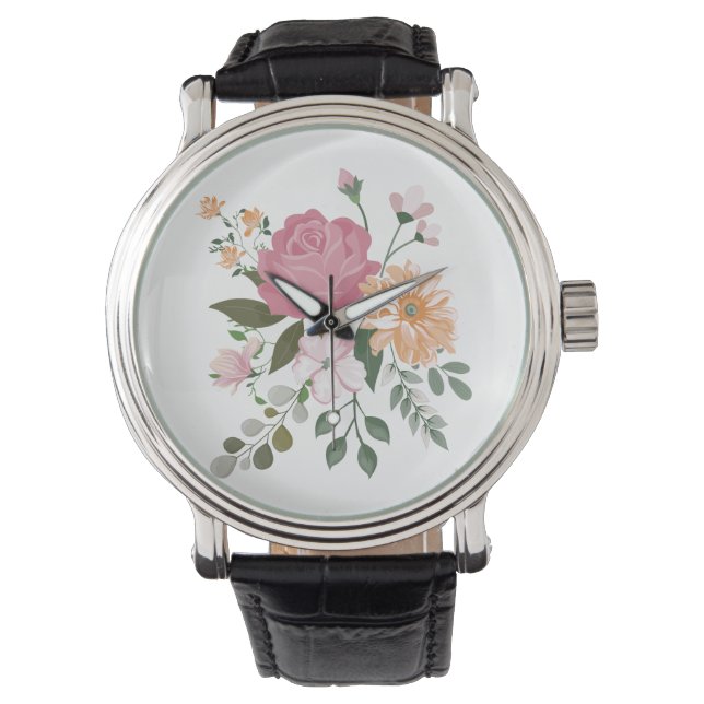 Montre Fleurs d'eau (devant)