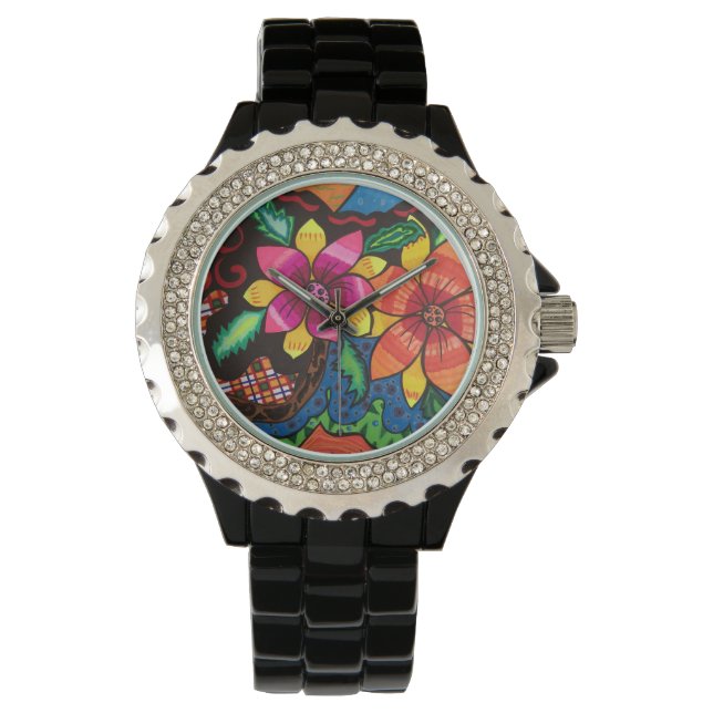 Montre Fleurs d'été (devant)
