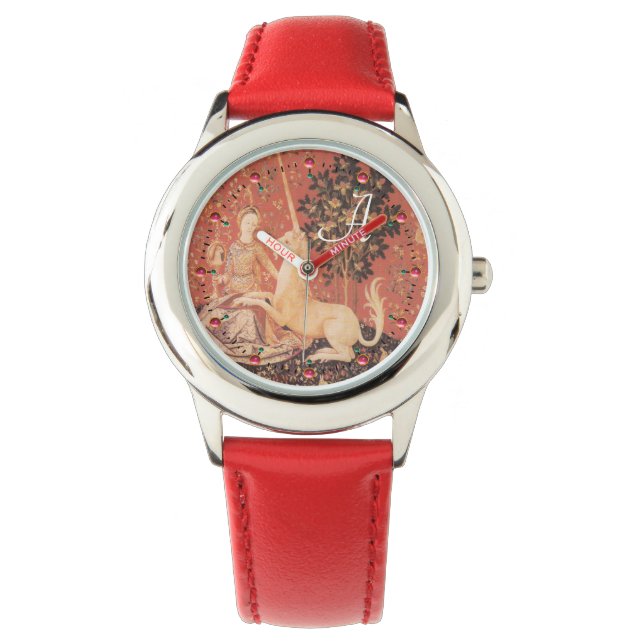 Montre Fleurs d'Imaginaires, Animaux Monogrammes (devant)
