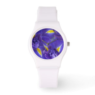 Montre Fleurs d'iris
