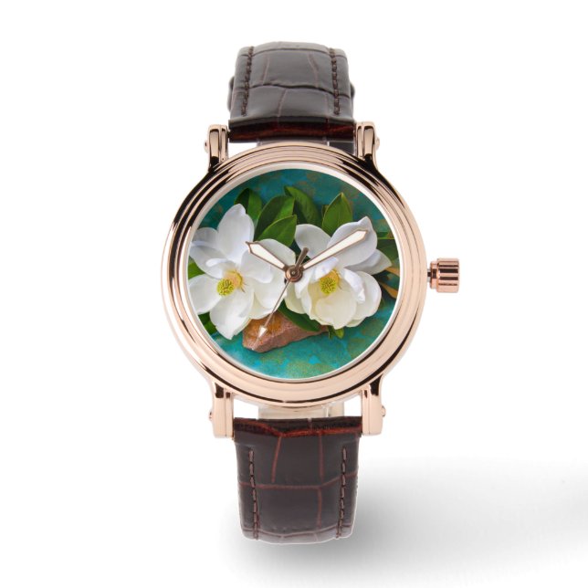 Montre Fleurs | Fleur Magnolia (Recto)