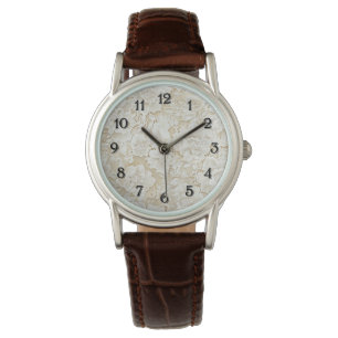 Montre Fleurs ivoire crème