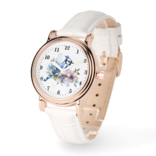 Montre Fleurs mignonnes aux oiseaux