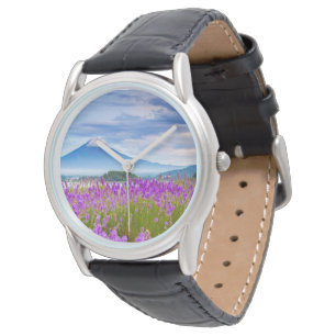 Montre Fleurs Mont Fugi Japon