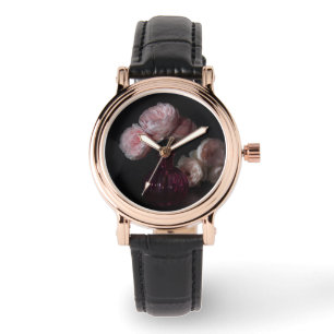 Montre Fleurs   Pale Pink Peonies dans Vase