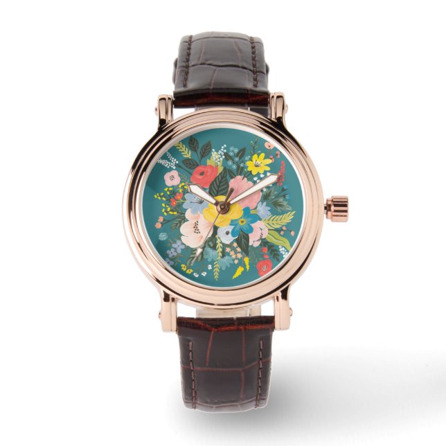 Montre Fleurs sauvages du jardin (Recto)