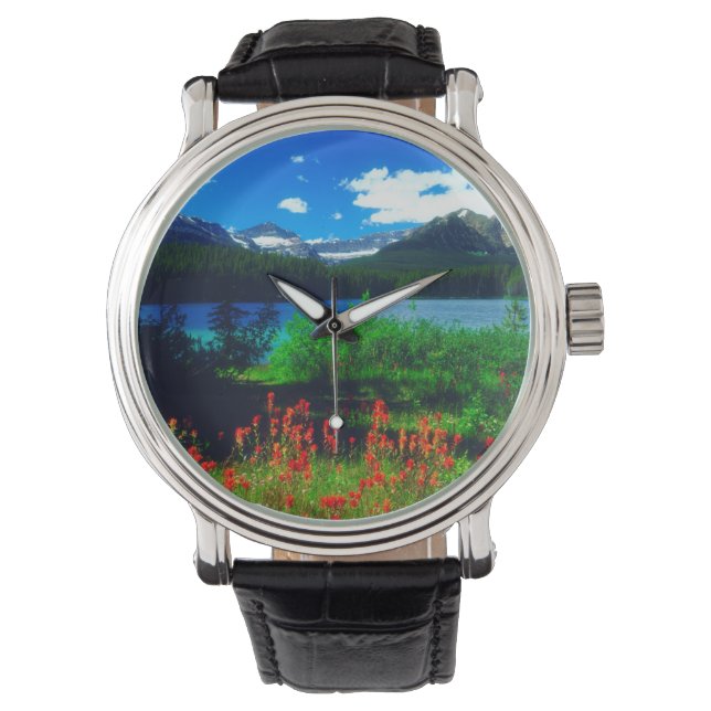 Montre Fleurs sauvages indiens (devant)