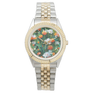 Montre Fleurs sauvages sur le terrain-20632