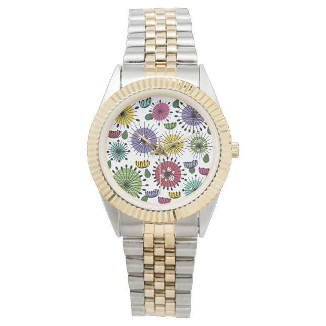 Montre Fleurs Scandi (devant)