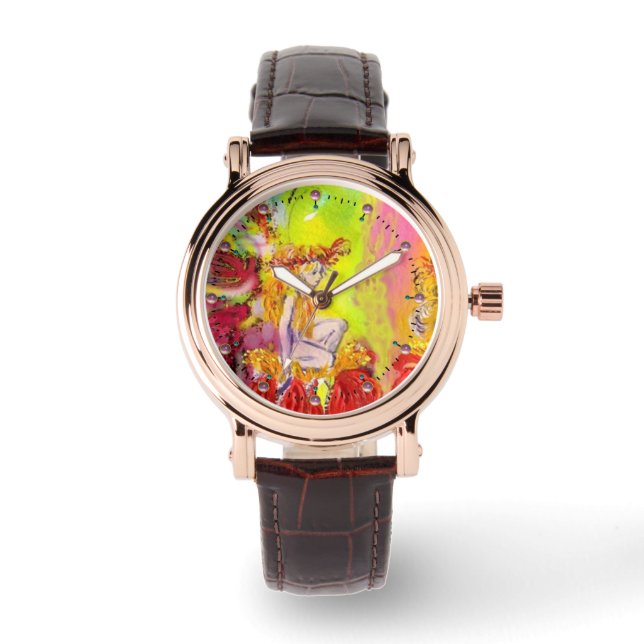 Montre FLEUVE FAIRY OF DAWN Red Yellow Imaginaire (Recto)