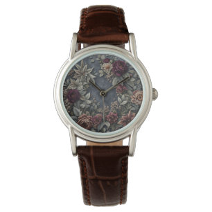 Montre Floral foncé et humide