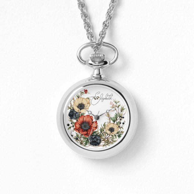 Montre Floral personnalisé (Recto)