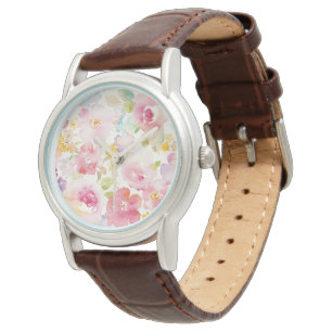 Montre Flore aquarelle