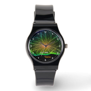 Montre Flore Fractals montre, imaginaire Fleur / sports