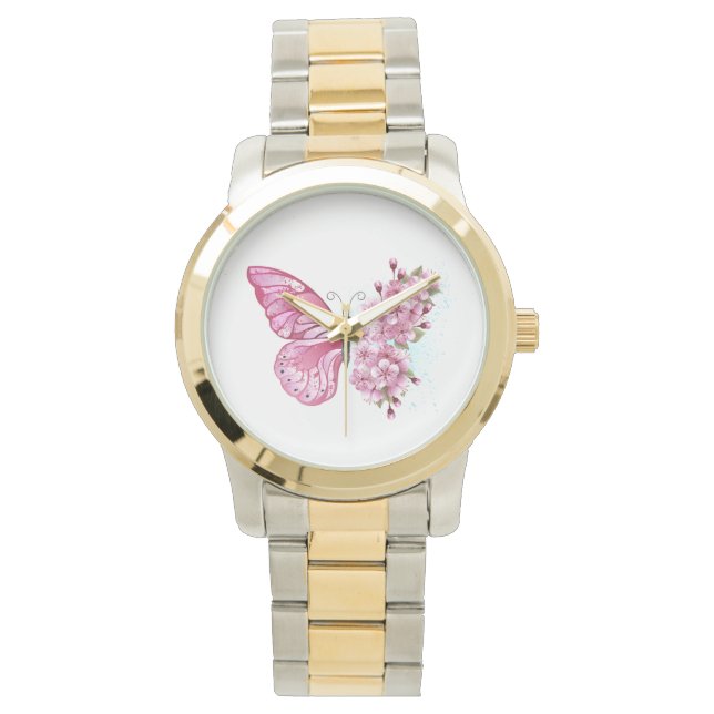 Montre Flower Butterfly (devant)