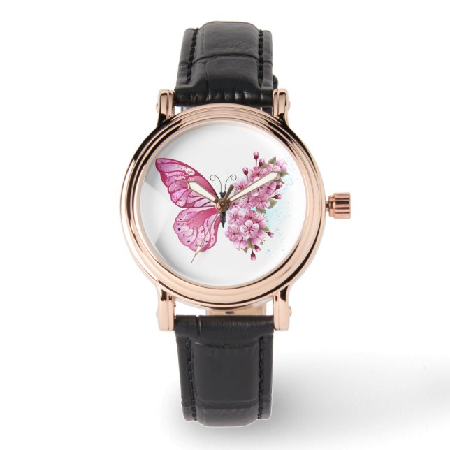 Montre Flower Butterfly (Recto)