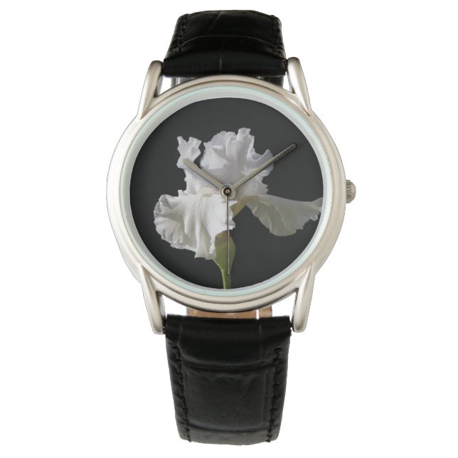 Montre Flowers | White Iris (devant)