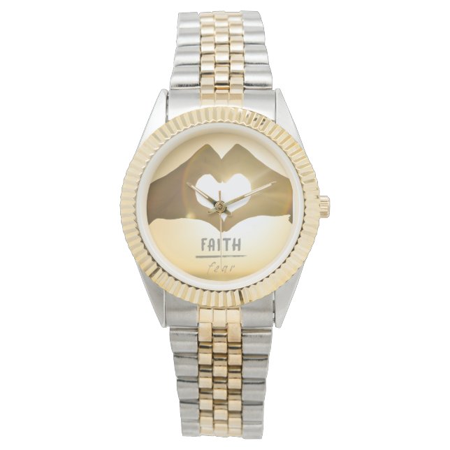 MONTRE FOI SUR LA REGARDE DE LA PEUR (devant)