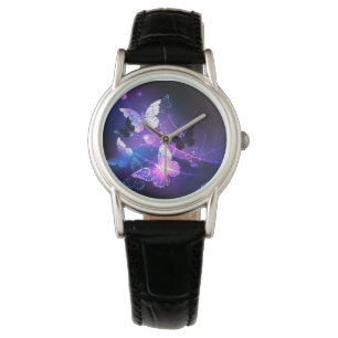 Montre Fond avec papillons de nuit