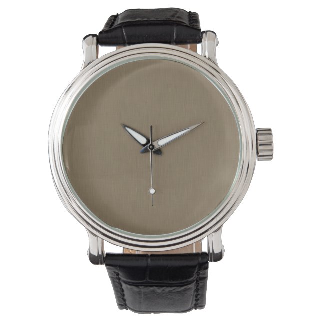 Montre Fond marron simple et calme avec texture  (devant)