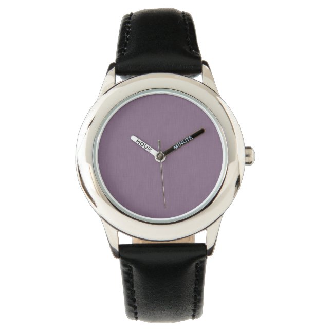 Montre Fond violet texturé calme et simple (devant)