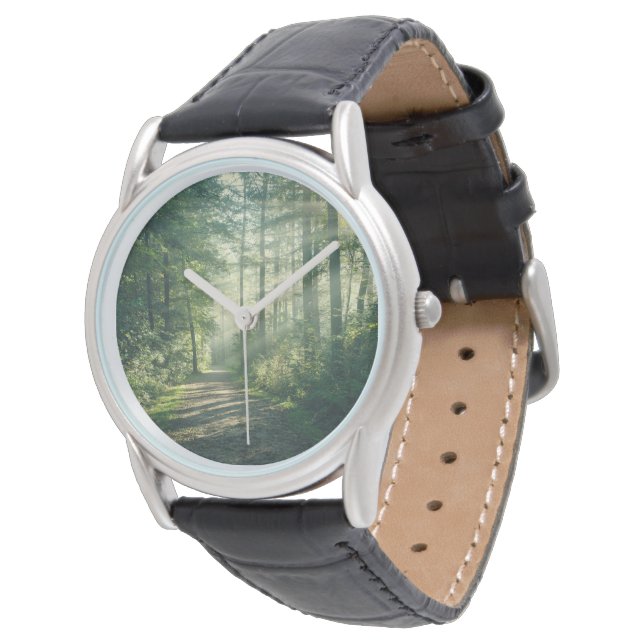 Montre Forêt | Chemin forestier Hambourg Allemagne (Incliné)
