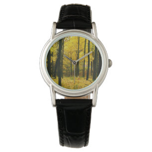 Montre Forêt jaune d'automne