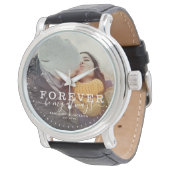 Montre Forever Be My Always Love Mariage Script photo (Incliné)