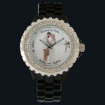 Montre Forever in Love Mariage Anniversaire Photo Watch<br><div class="desc">Gardez votre autre significatif proche de cette photo anniversaire avec photo,  sentiment,  nom,  mariage et le nombre d'années mariées. Conception composite par Holiday Hearts Designs.</div>