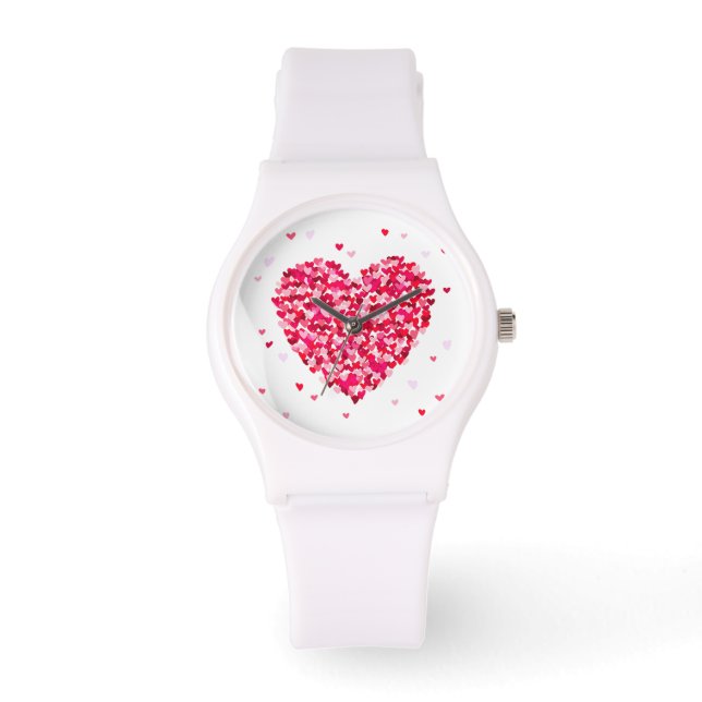 Montre Forme de coeur Valentines Jour Amour Cadeau (Recto)