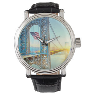 Montre Fort se reliant Lee NJ et Manhattan NYPlus de GWB