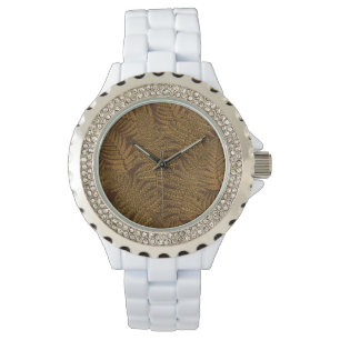 Montre Foule automnale sur brun