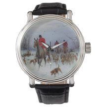 Fox Huntsmen et Hounds Retour à la maison