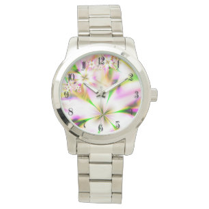 Montre fractale florale