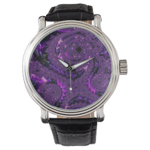 Montre Fractale pourpre