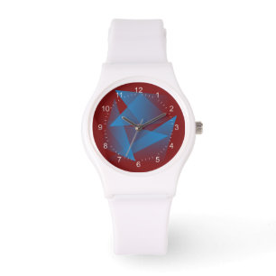 Montre Fragments bleus flottants