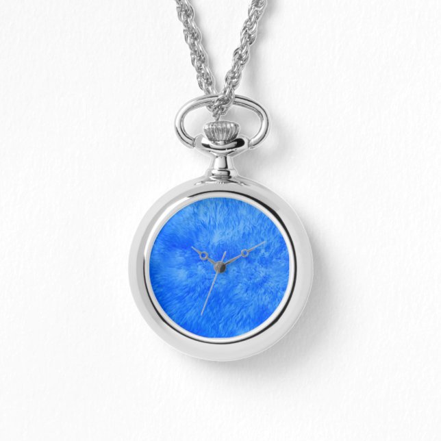 Montre Français fourrure bleue (Recto)