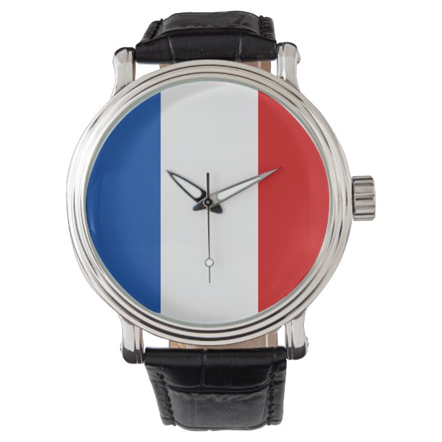 Montre France Watch - Le drapeau de la France (devant)