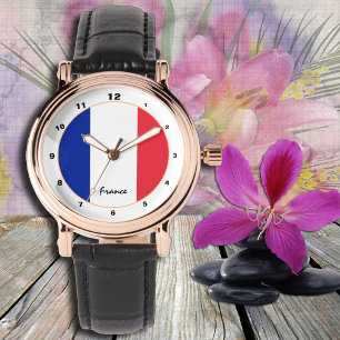 Montre French Flag & France mode/design tendance