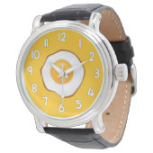 Montre Fried Egg Wrist Watch – Fun Breakfast Inspired Tim (Incliné)