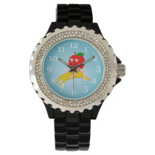 Montre Fruit d'ostéopathe drôle Pomme Straightening une b