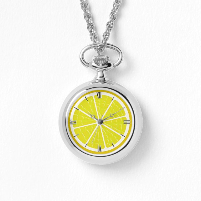 Montre Fruit stylisé citron (Recto)